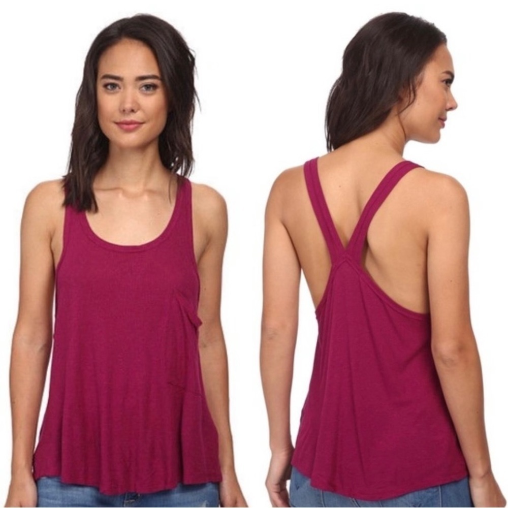 Free People We The Free Dahlia Hot Pocket Tank Size XS
